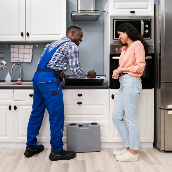 can you provide an estimate for cooktop repair before beginning any work in Ovalo TX